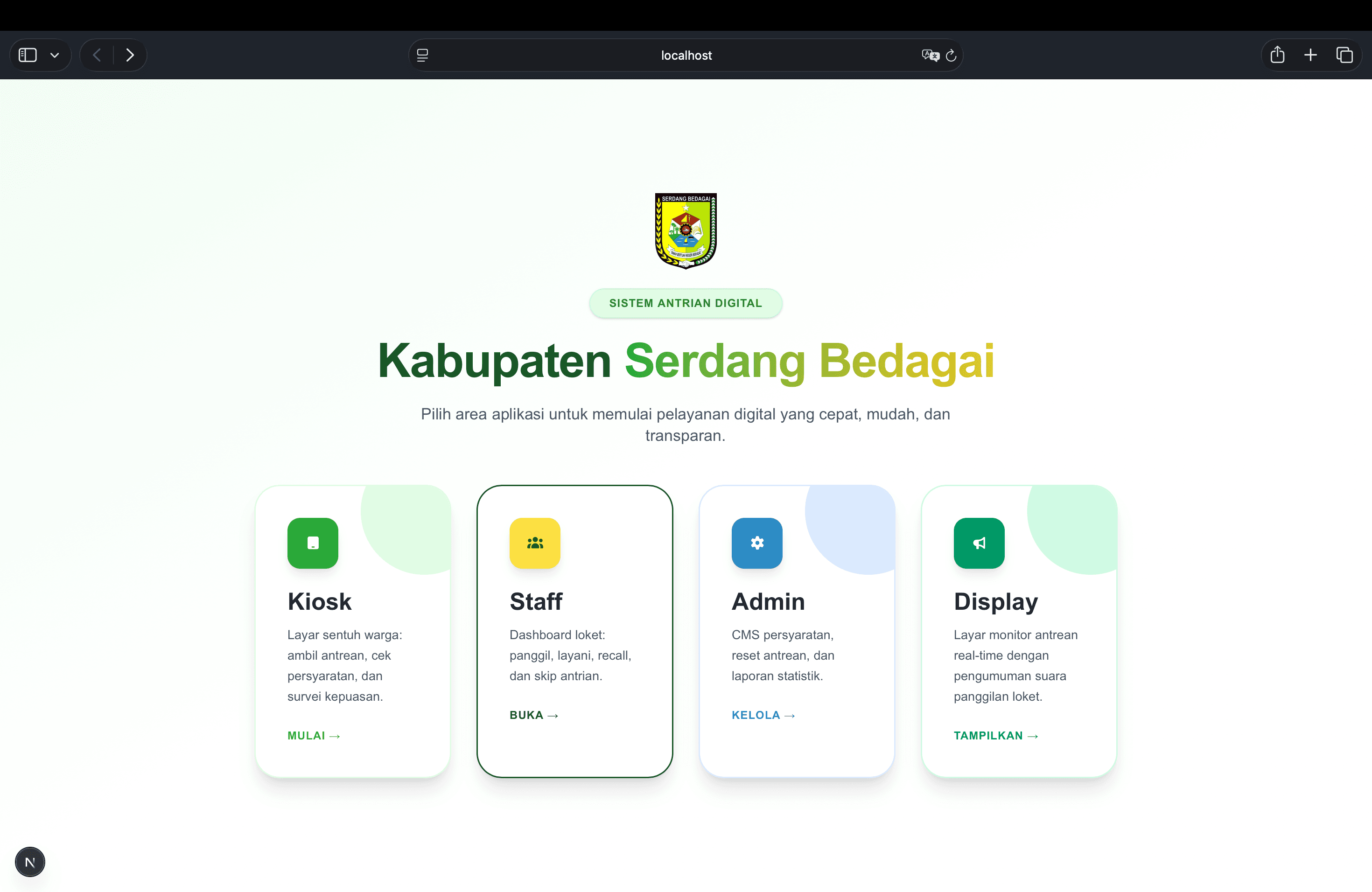 Sistem Antrian Kiosk gambar 1